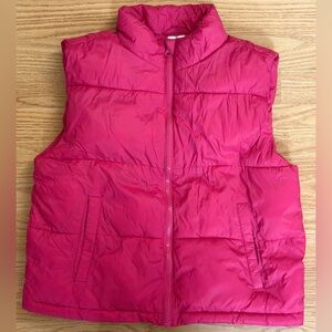 Xersion Fuchsia Pink Puffer Vest for Kids size Large Plus(14.5/16.5)